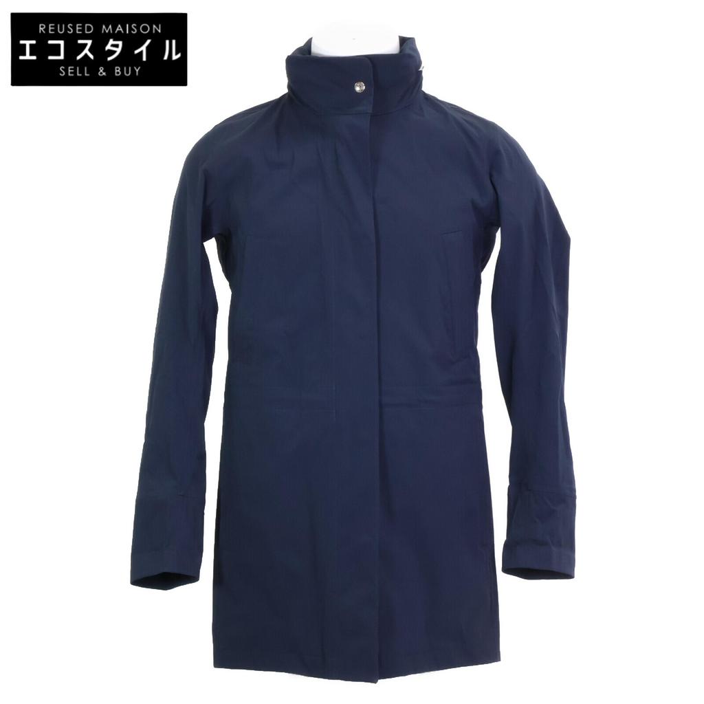 Hermes [Domestic Regular] GORE-TEX Nylon Coat S NavyUsed