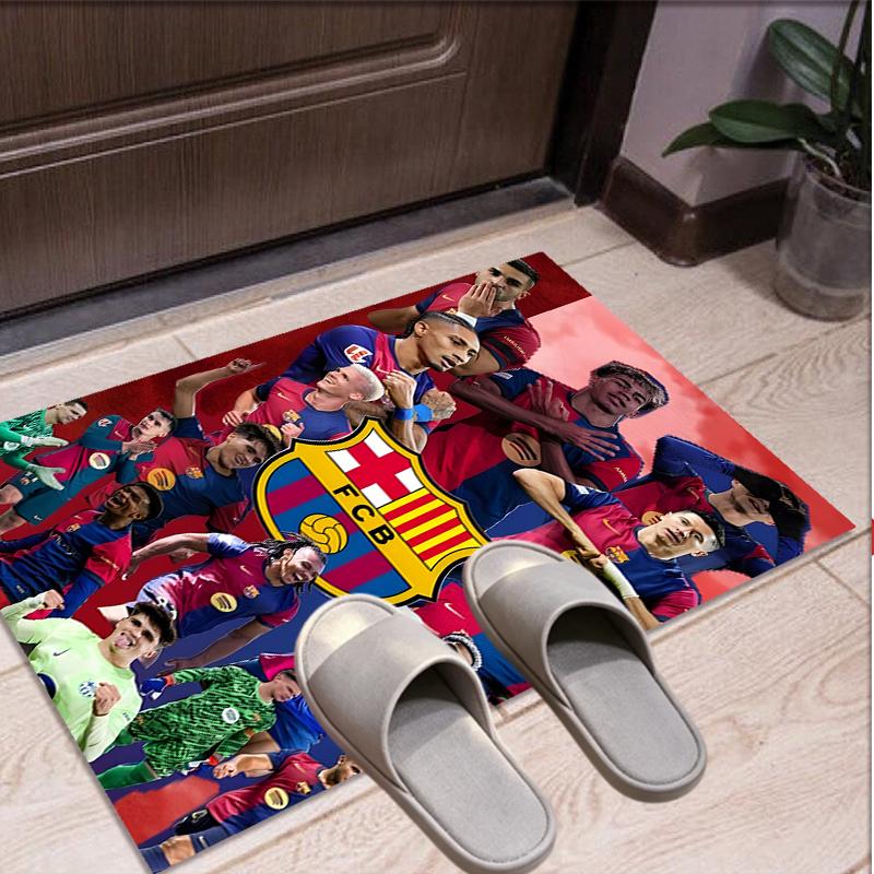 Tappeto con Fantasia Squadra di Calcio, Tappetino Interno/Esterno, per Picnic, Sala Giochi, Camera da Letto, Ufficio, Soggiorno, Tappeto Decorazione Casa, Regalo di Compleanno