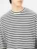 gelato pique Homme Fluffy Cut and Sew BORDER M Pullover, PMCT224325, Men's