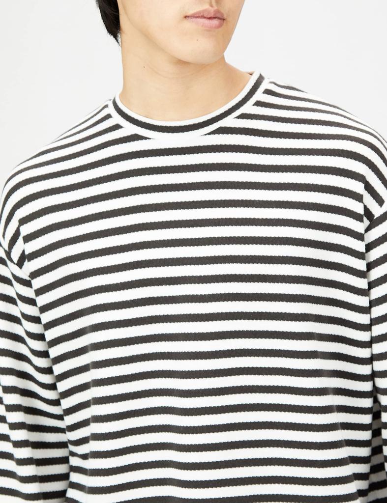 gelato pique Homme Fluffy Cut and Sew BORDER M Pullover, PMCT224325, Men's
