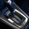 For Ford Fiesta 2011 2012 2013- Real Carbon Fiber Gear Shift Panel Set  Trim Car Interior Stickers Decoration Accessories