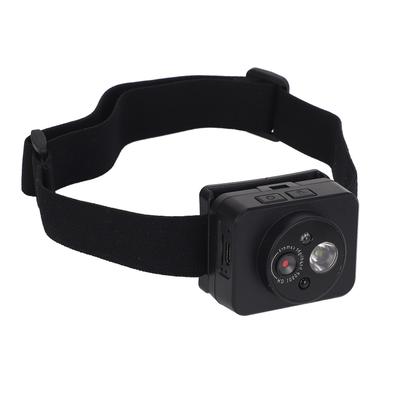 1080P Wearable Camera with Fill Light Head Mounted Wave Sensing Video Recorder for Cycling Mountaineering Camping Skiing
