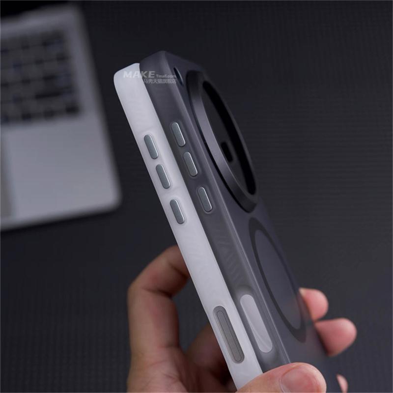 Case For OPPO Find X8 Pro X 8 Ultra 5G Magnetic Built in For MagSafe Skin Feel Matte Transparent Phone Cover Shockproof Bumper