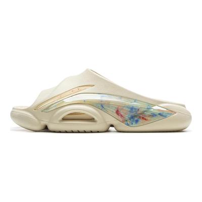 Li Ning Badfive Slide Og Versatile Casual Breathable Lightweight Non-Slip Slide Sandals Men Footwear Yellow ABTV007-3