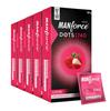 Manforce Litchi Flavoured Extra Dotted Condoms for Men| Extra Dots for Her Extra Stimulation| India’s No. 1* Condom Brand| Lubricated Latex Condoms