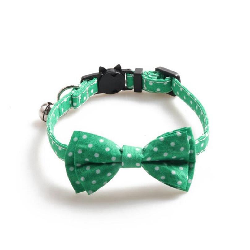 Bow Tie Pet's Necktie Bowknot Design Cute Stylish 1Pc Cat With Bell Safety Pet Supplies