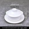 Qianxing Ceramic Double-Handle Lidded Soup Tureen Set