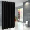 Soft Microfiber Fabric Shower Liner Waterproof Shower Curtain For Guest Rooms And Apartments