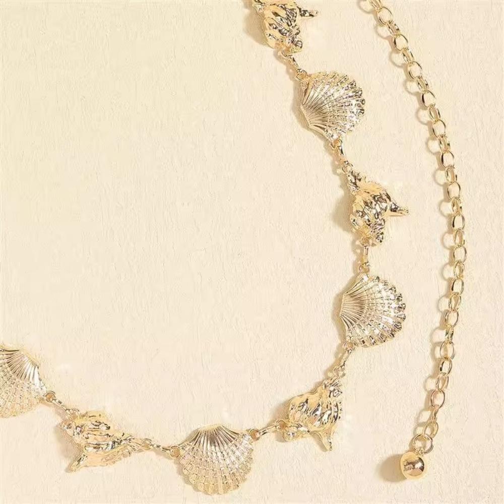 Belly Chain Dress Belt Chains Metal Shell Body Chain Fashion Bohemian Waist Chains  Women