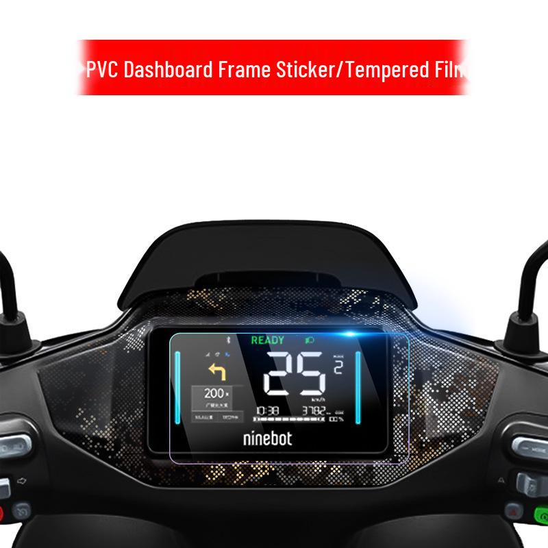 Nine M95c+MK2 Car Dashboard Protective Film: Waterproof Tempered Display Sticker.