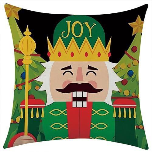 Nutcracker Christmas Pillowcases: Holly Jolly Joy and Merry Designs! sofas, bedroom pillow covers, holiday gifts
