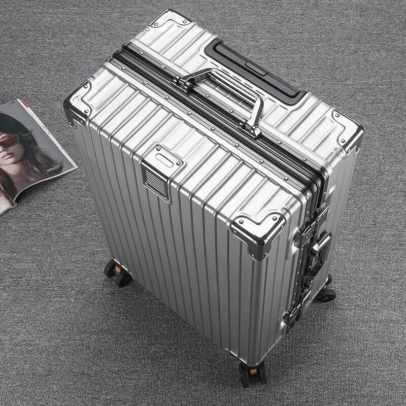 OEING Aluminum Frame Spinner Luggage 22 inch