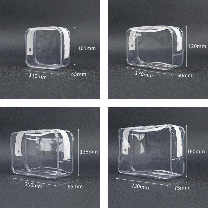 1Pc Women Travel Clear Makeup Bag Organizer Transparent Pvc Cosmetic Bags Beauty Toiletry Make Up Pouch Wash Storage Bags Pouch