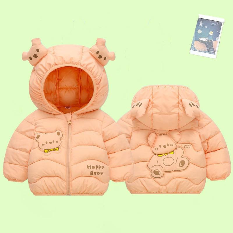 Girls' Winter New Children's Cotton Clothes Warm Coats