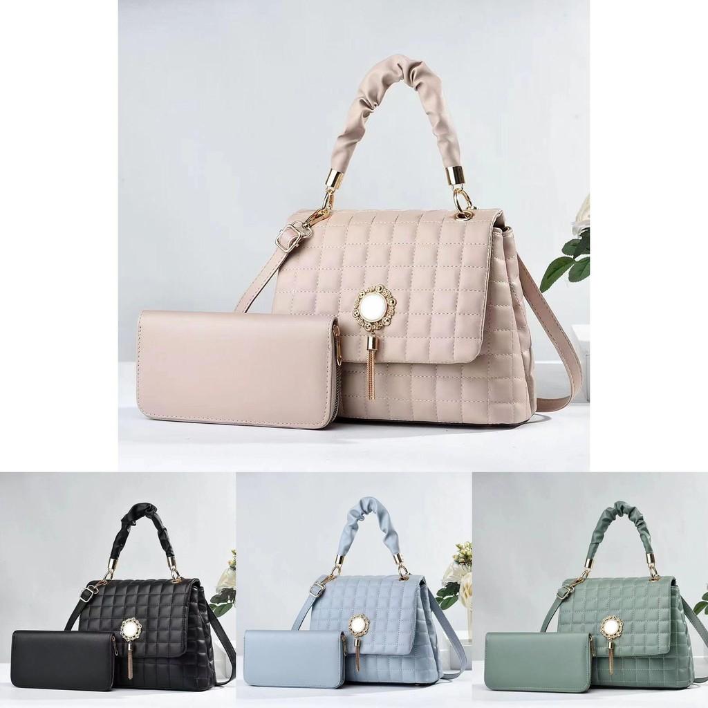 Stylish Black Bucket Bag For Women With Embroidered Design Spacious Mom Tote