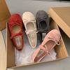 Bow Ballet Shoes Red Flat Shoes Shoes Women's Skirts Mary Jane Shoes