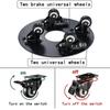 Plant Stand with Wheels,3.0mm Thick Aluminum Alloy Plant Caddy  Rolling Plant Stand Holds 12 Inch and 500lbs