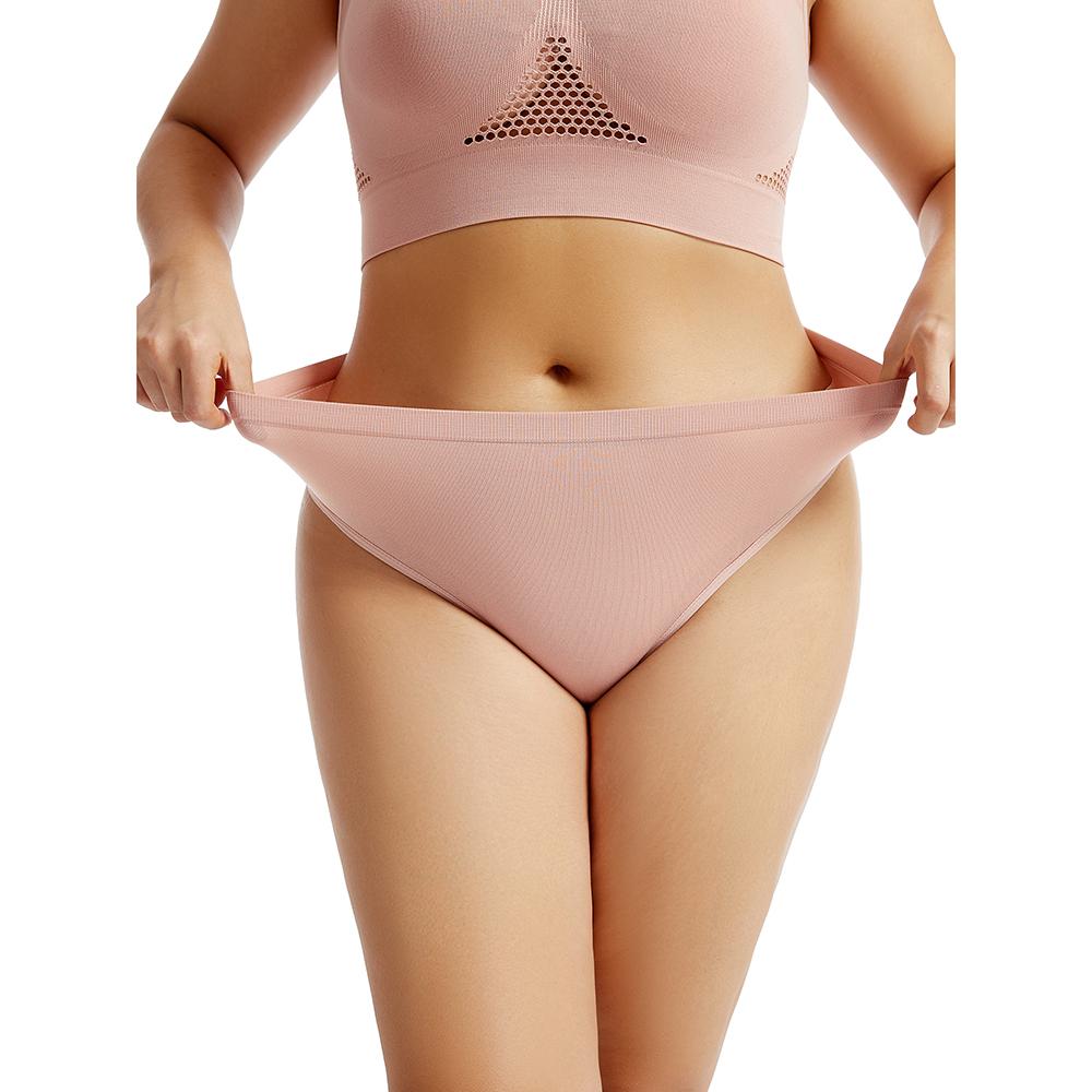 6Pcs Plus Size Women's Thongs Panties Underpants High Elasticity Low Waist Sexy Cotton Comfortable Underwear T-strings