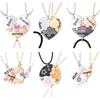 2/3pcs Friendship Necklaces for Women Girls Kawaii Best Friends Mom Daughter Pendant Chain BFF Jewelry Accessories Gifts