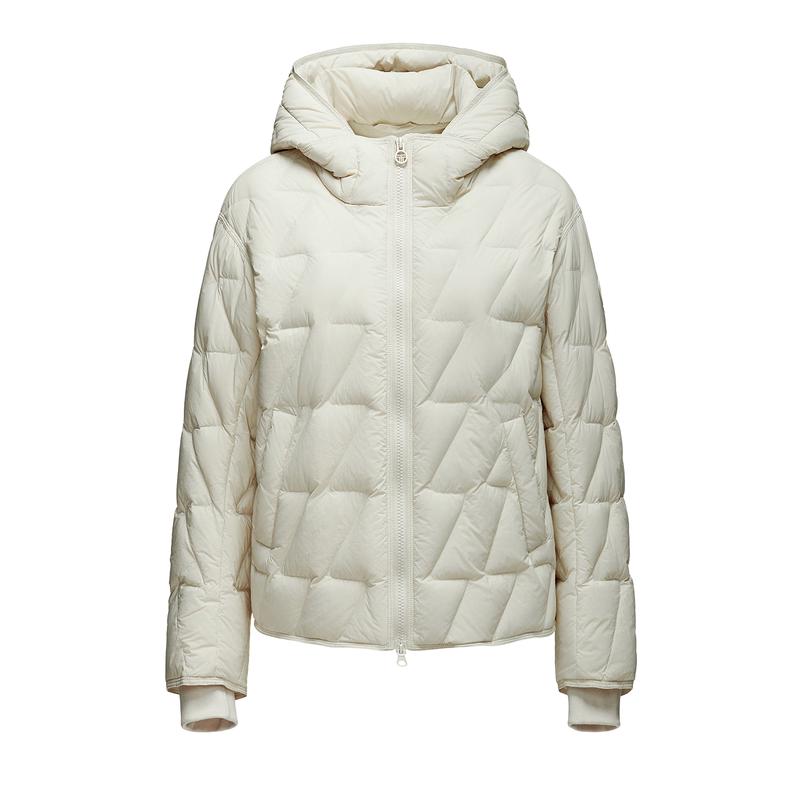 Tanboer Women's Lightweight Hooded Short Down Jacket 5330262Z