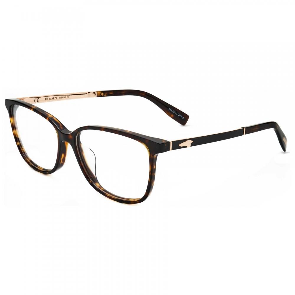 TruSSardi Men S 55 Mm eyeglaSSeS Havana