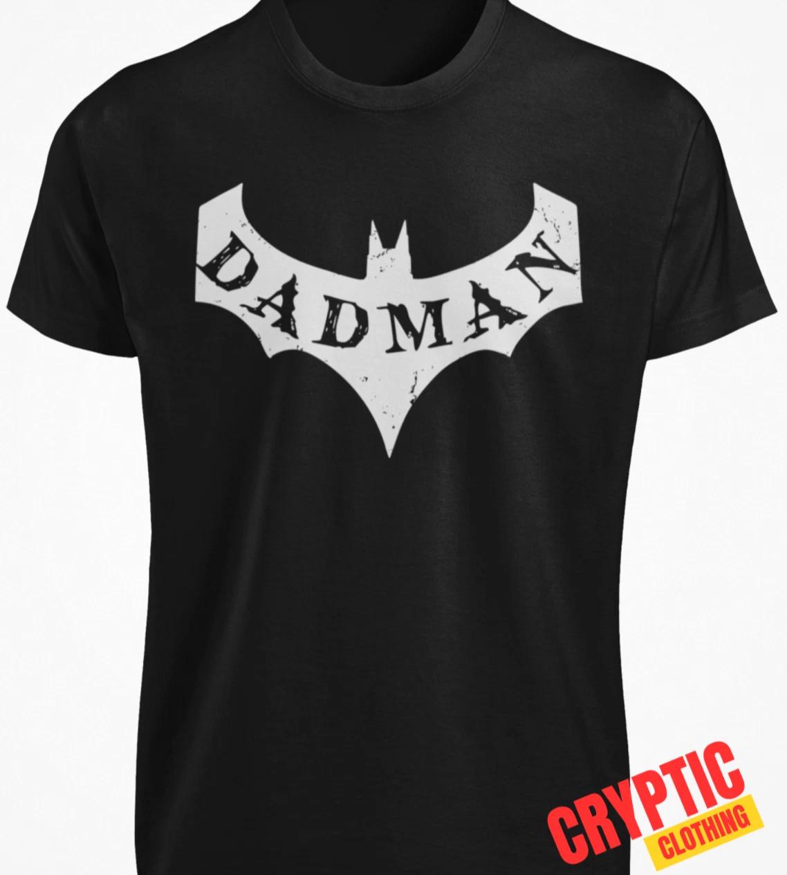 Dadman Super Dad T SHIRT Funny Batman Best Fathers Day Joke Superhero Gift TEE XL