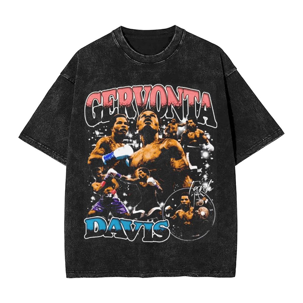 Gervontas Davised TShirt Summer Street Style T Shirts Casual Fashion Tee Shirt For Mens ShortSleeved Design Top Tees