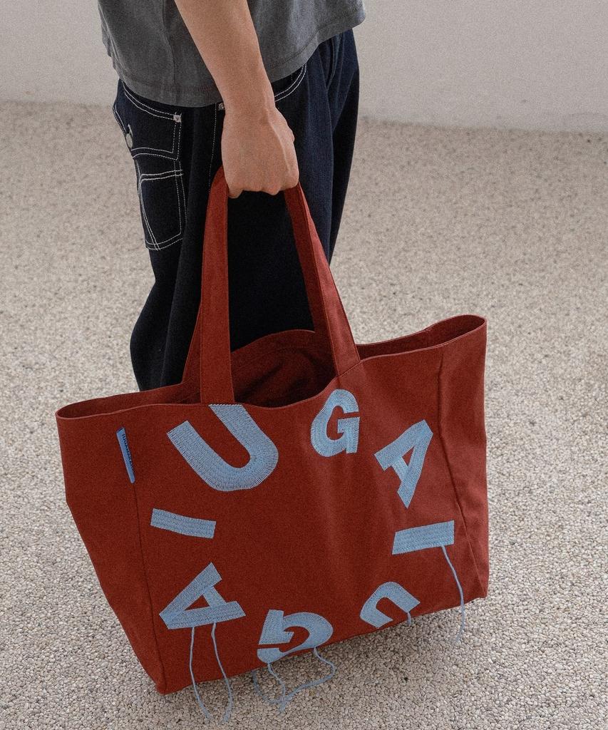 IUGA MAKARAS IUGA Big Shopper Bag (Burgundy / Charcoal / Navy)