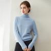 Women's High-Neck 100% Cashmere Sweater - New Long-Sleeved Knitwear for Winter