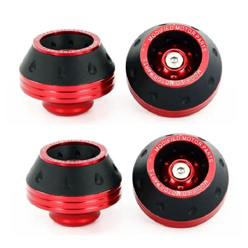 2/4Pcs Motorcycle Front Fork Cups Aluminum Alloy Shock Absorber Cup Moto Universal Crash Protector Wheel Protection Pads