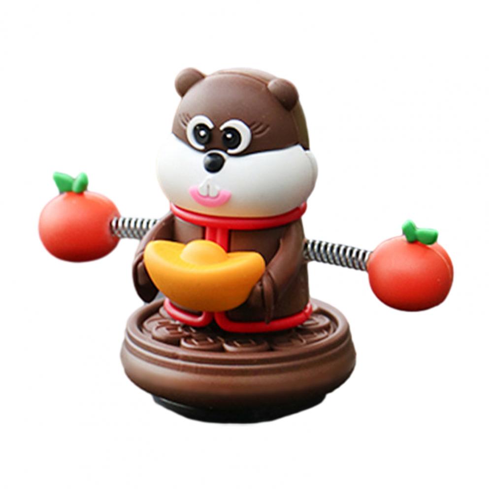 Car Dashboard Decoration Car Dashboard Ornaments Shaking Spring Figurines Lucky Car Decor Accessories Vehicle for Truck