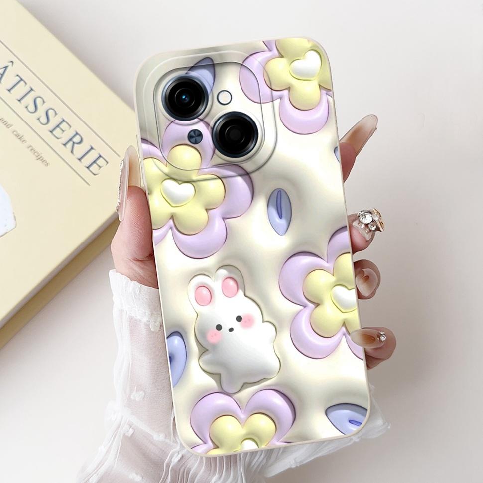 Cute Panda For Tecno Spark Go 1 2024 Case Soft Silicone Cover For Tecno Spark Go 2025 SparkGo 1 Go1 Pop 9 Pop9 Case Bags 6.67"