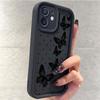 Butterfly Flutter Black Groove Phone Case for iPhone 14/15/16/17 Pro Max