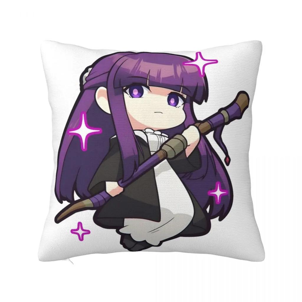 Sousou No Frieren Himmel Eisen Throw Pillow Cover Polyester Cushions for Sofa Novelty Cushion Covers