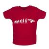 Evolution des Menschen Moto X - Baby Kinder Jungen Mädchen Unisex T-Shirt / Strampler - Motocross Motor Cross Bike