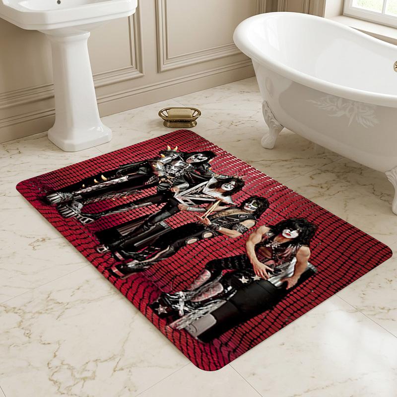 Kiss Band Living Room Nonslip Area Rug Soft Carpet For Bedroom Game Playroom Sofa Office Home Decor Doormat Christmas Gift C9301425