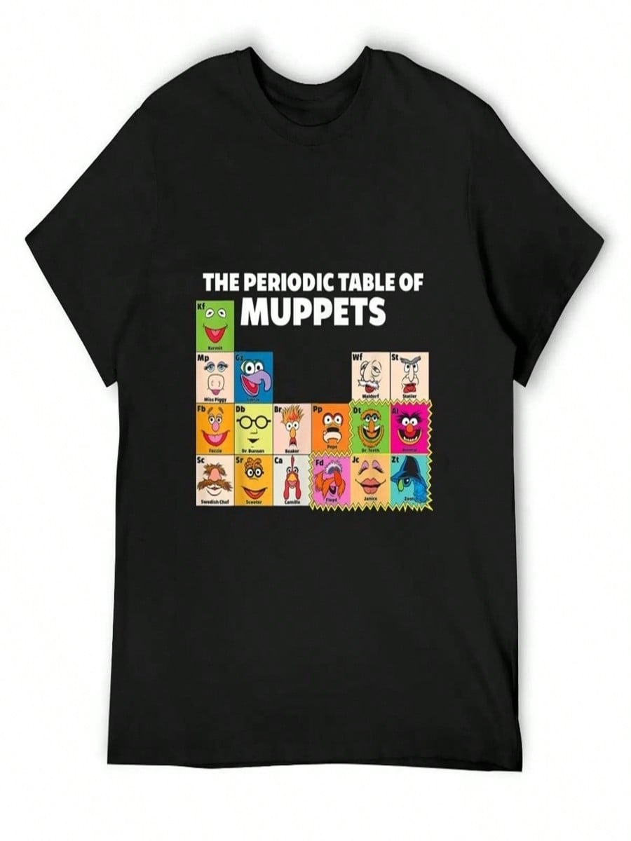 The Muppets Periodic Table Of The Muppets T-Shirt S разноцветный