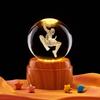 Spider-Man 3D Laser Engraved Glowing Crystal Ball Night Light Ornament
