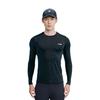 Li Ning Fitness Sports Long Sleeve Breathable Quick Dry Training Shirt Cycling Men tops Black AUDSB43