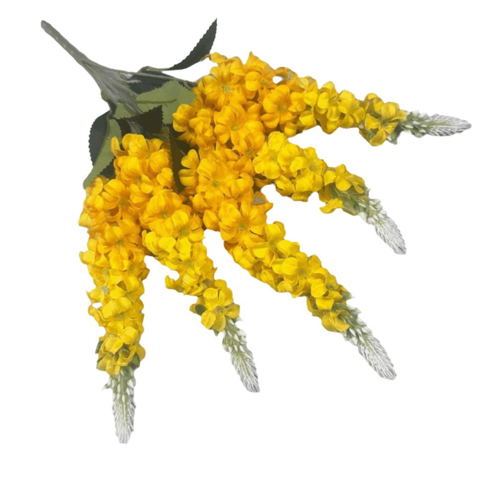 5 Stems Hyacinth Artificial Flowers Multicolor Fake Delphinium Flowers  Party Supplies