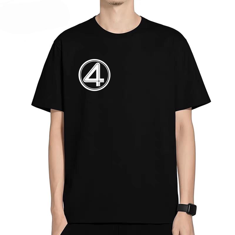 The Same Letter 4 As in The Movie Printed Tshirts Graphic Tshirts High Quality Men and Women Short Sleeve Tshirts Sportwear
