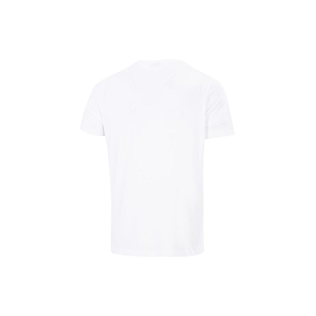Puma Sports Logo Print Short Sleeve T-Shirt Men Tops White 532280-52