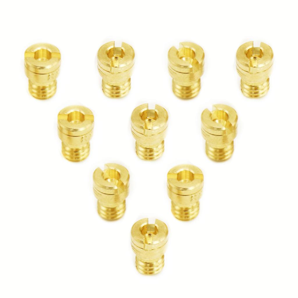 ZSDTRP 20pcs Keihin 99101-116 N424-74C Carburetor Main Jet Pilot Jet Slow Idle Jet Set for GY6 PZ19 50cc 80cc 100cc PB16/18/20