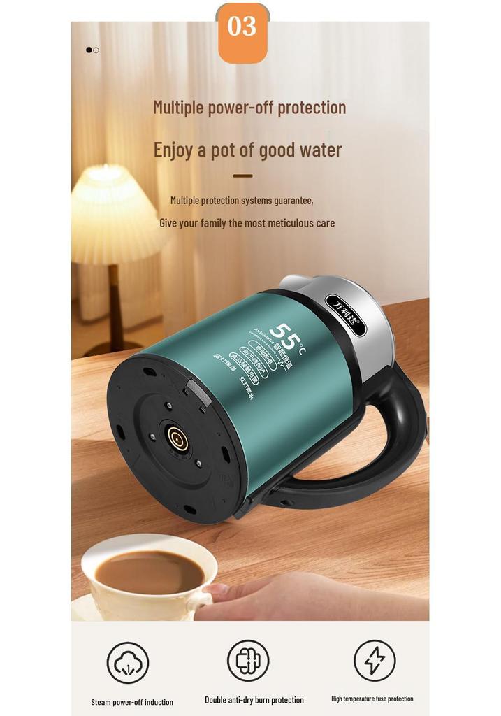 Thickened Stainless Steel Kettle: Durable, Large Capacity, Fast-Boiling, Multi-Functional Home Use.