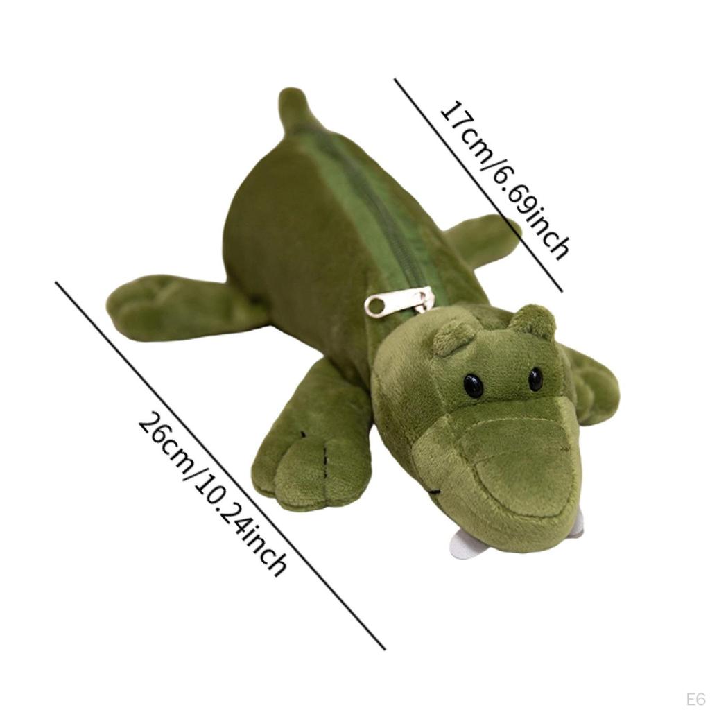 Pencil Case with Zipper, School Supplies, Lightweight Animal Pattern Case, Pouch for