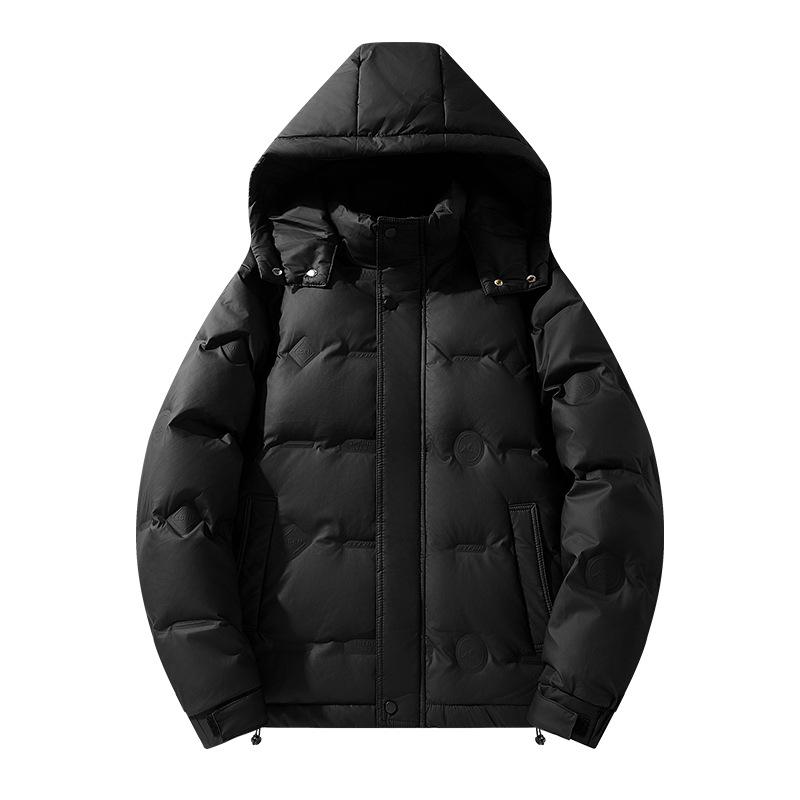 Autumn and Winter New Down Jacket for Young Men Warm Trend White Duck Down Hooded Fashion Casual Down Men's Jacket