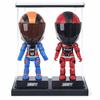 Verformbarer Helm Simulierter Motorradfahrer Bewegliche Gliedmaßen Actionfigur Verwandelt sich in ein Motorrad Coole Legierung