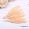 50Pcs20 Colors Colored Goose Feather Small Straight Knife Feather Diy Colored Feather Kindergarten Handmade Feather