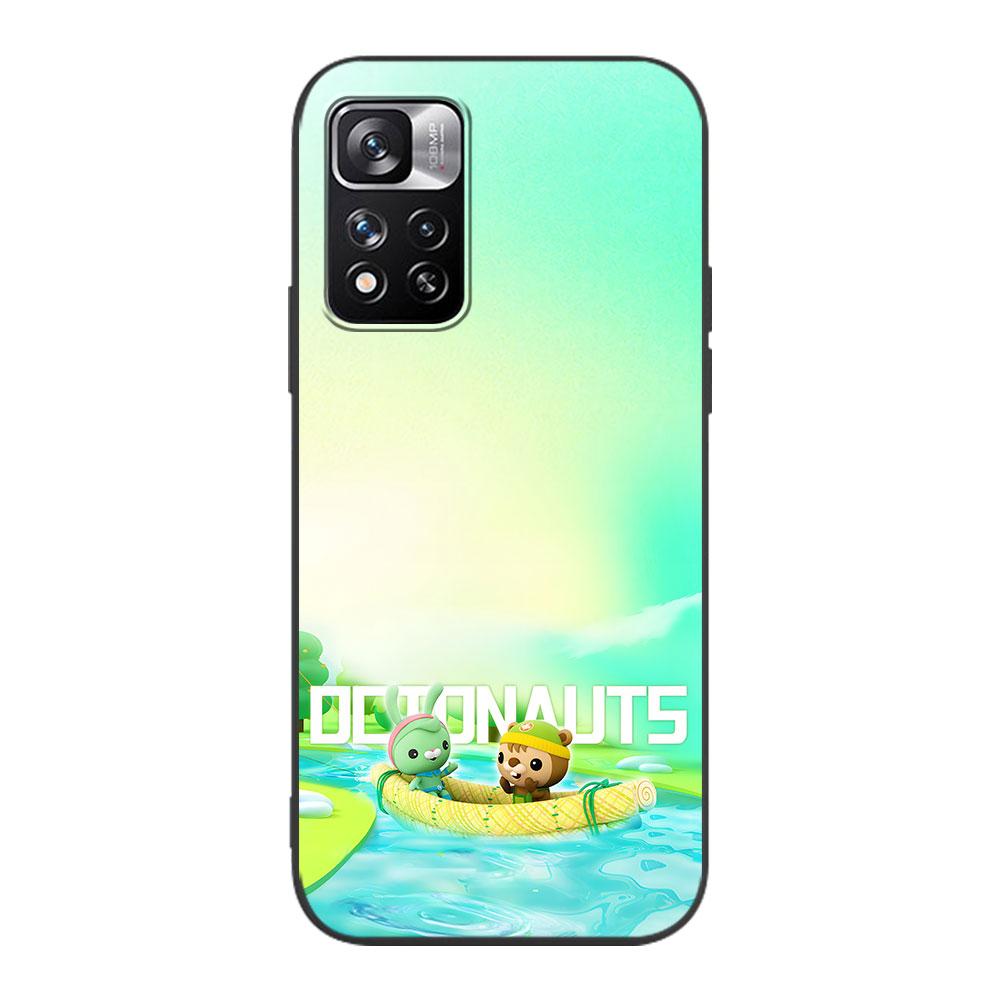 

Cartoon Octonauts Case for Xiaomi Redmi 10A 10C 9C 12C 9A 9i 10 12 9 Prime 9T K40 Pro Black Soft TPU Mobile Phone Bag Cover Redmi K40 Pro