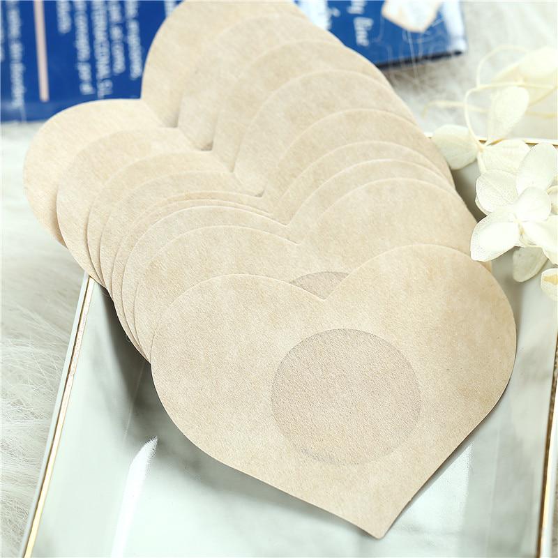 FINETOO 5 Paare/los Brust Blütenblätter Sommer Reusable Unsichtbare Selbst Adhesive Aufkleber Abdeckung Bh Herz Blume Intimates Zubehör